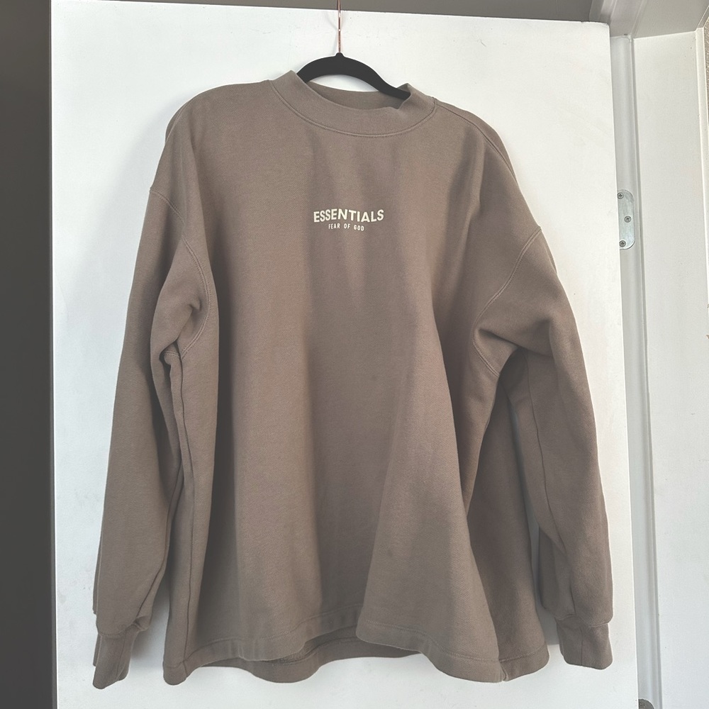 Fear of God, Essentials sweater.